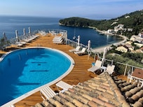 Ausblick vom Pool