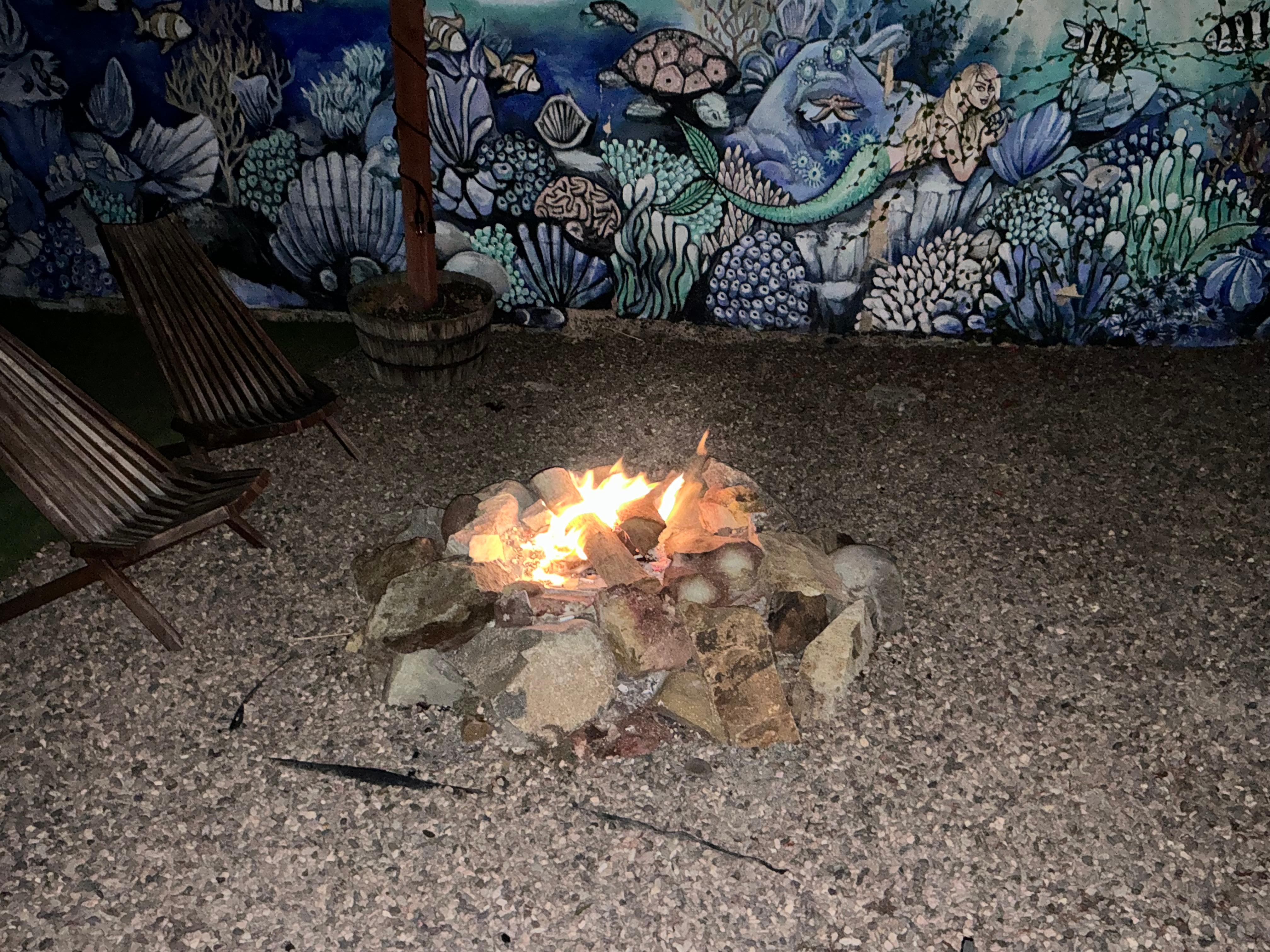 Great little fireplace! 