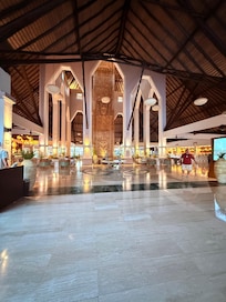 White sands lobby