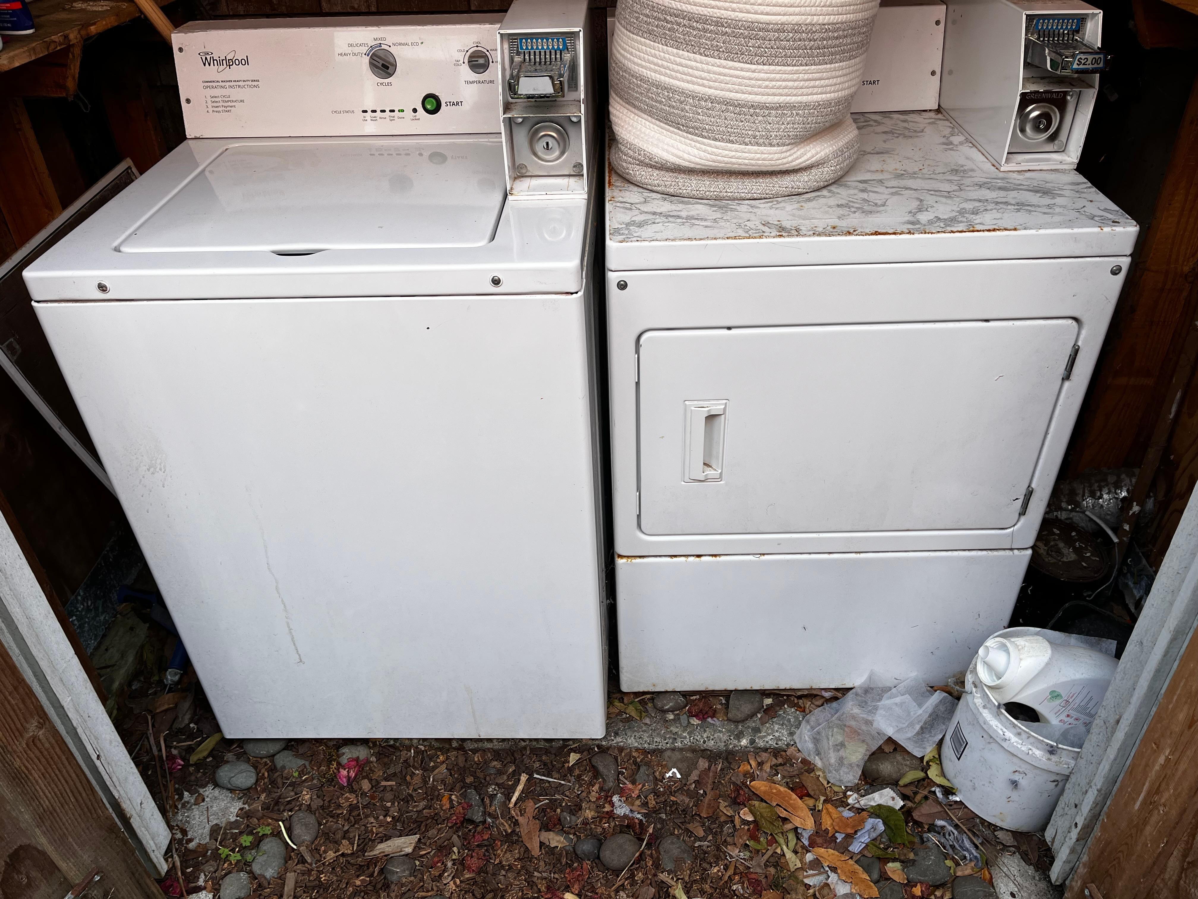 Washer and dryer