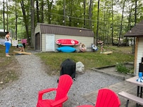 Playing cornhole/bags