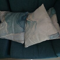 Worn out pillows I took video, but cannot download load.