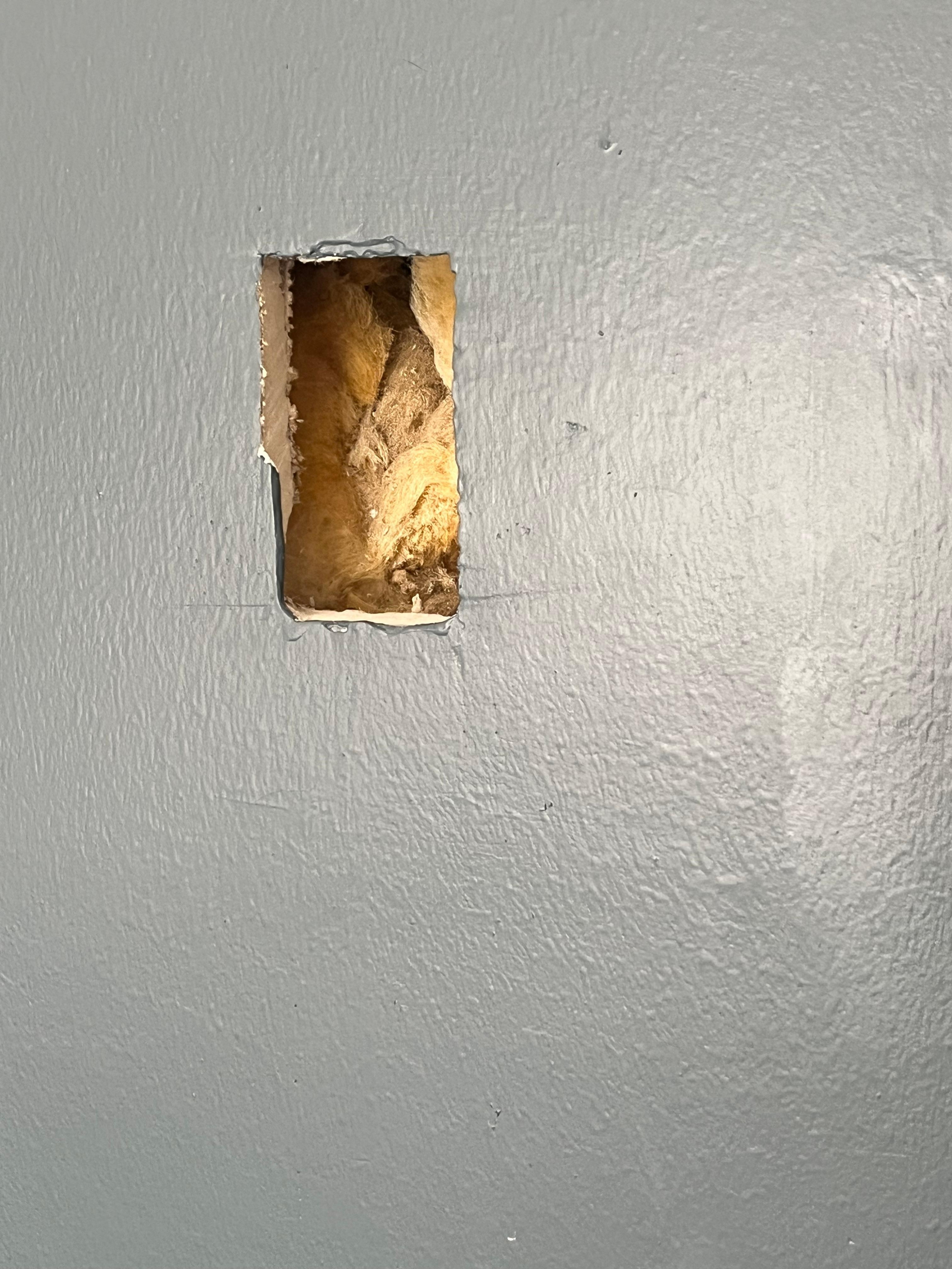 Hole left for some reason. So many little details that don’t get attention. Everywhere you look. 