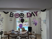 Decorations in the dinning room
