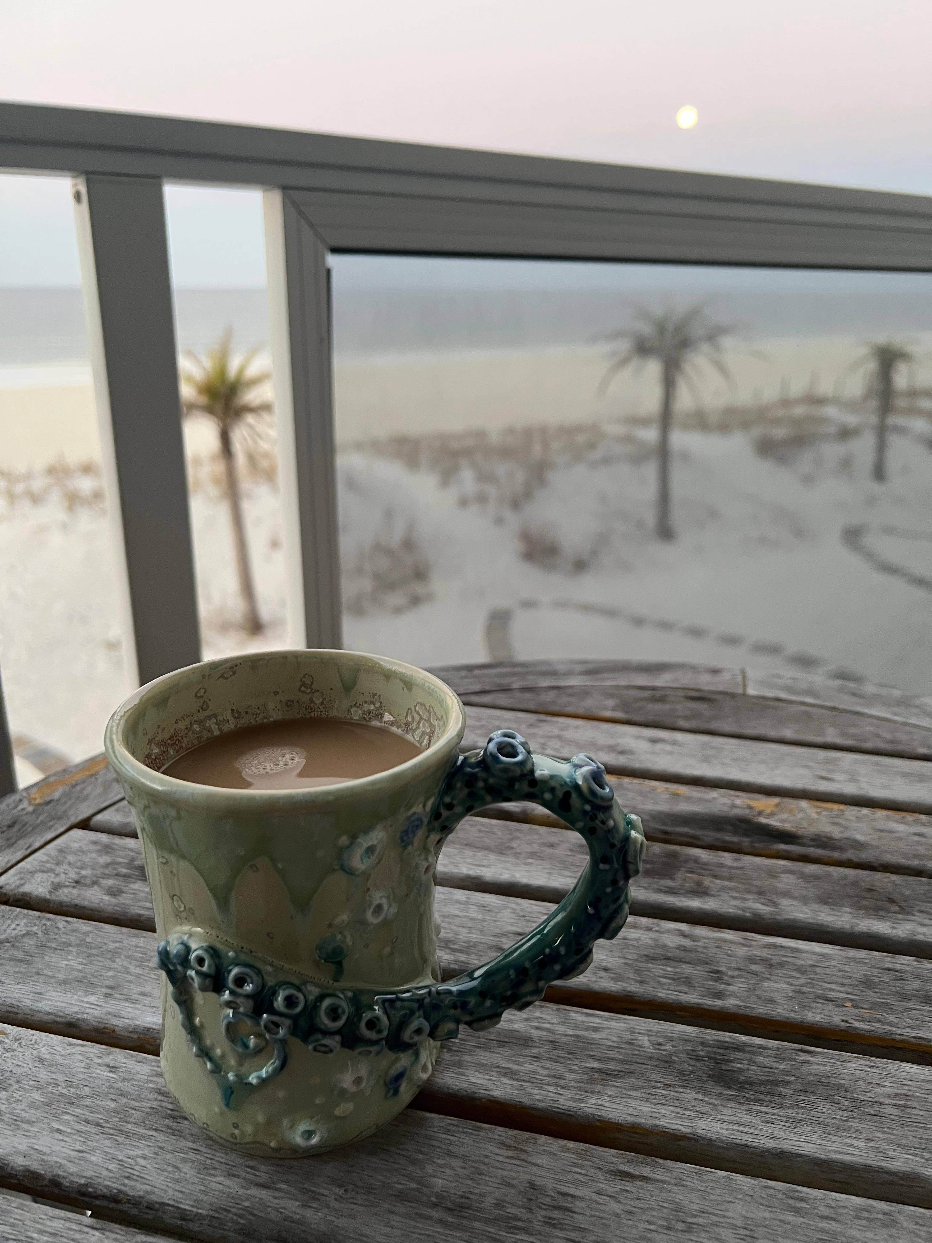 Morning coffee is different in Flordia!
