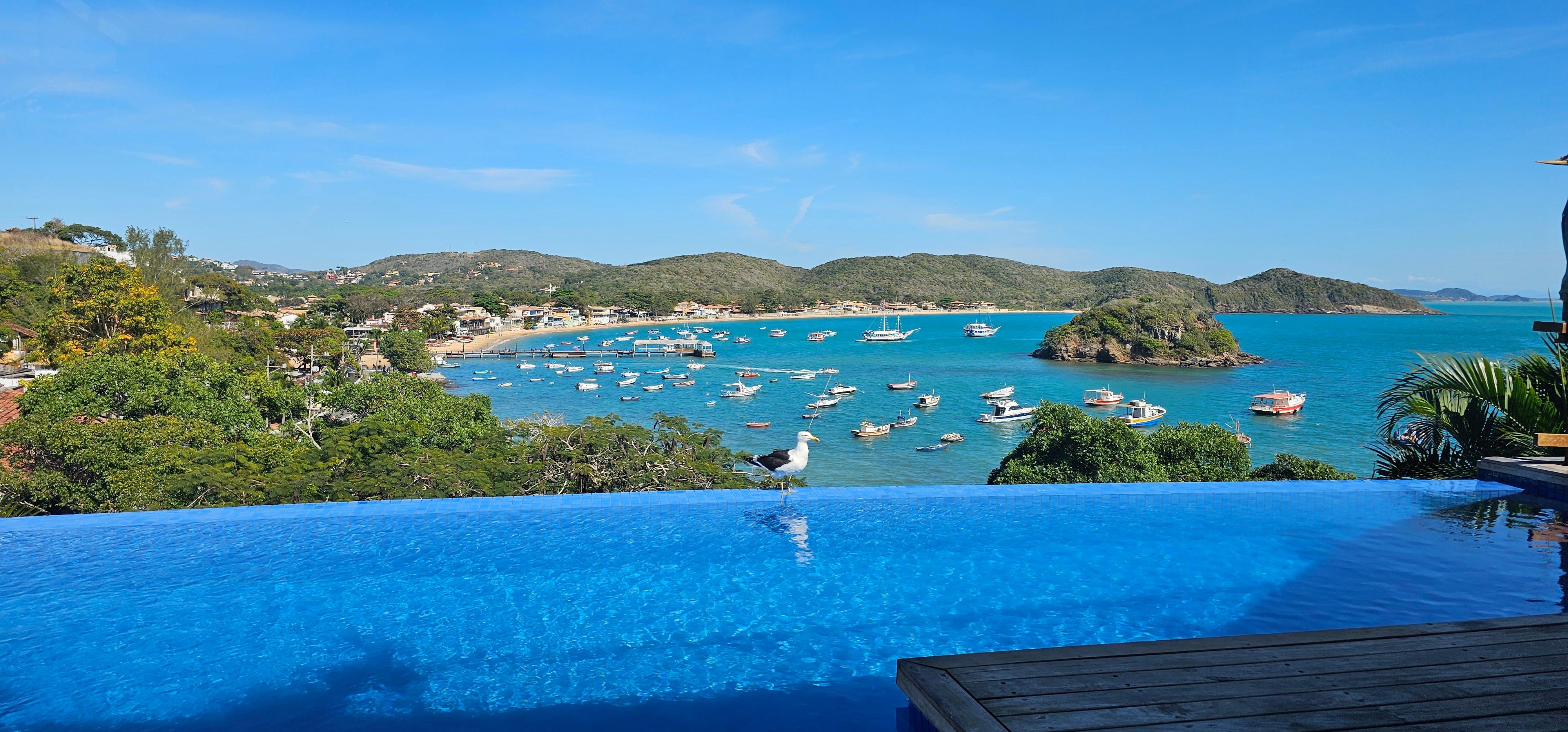 Vista desde la piscina 