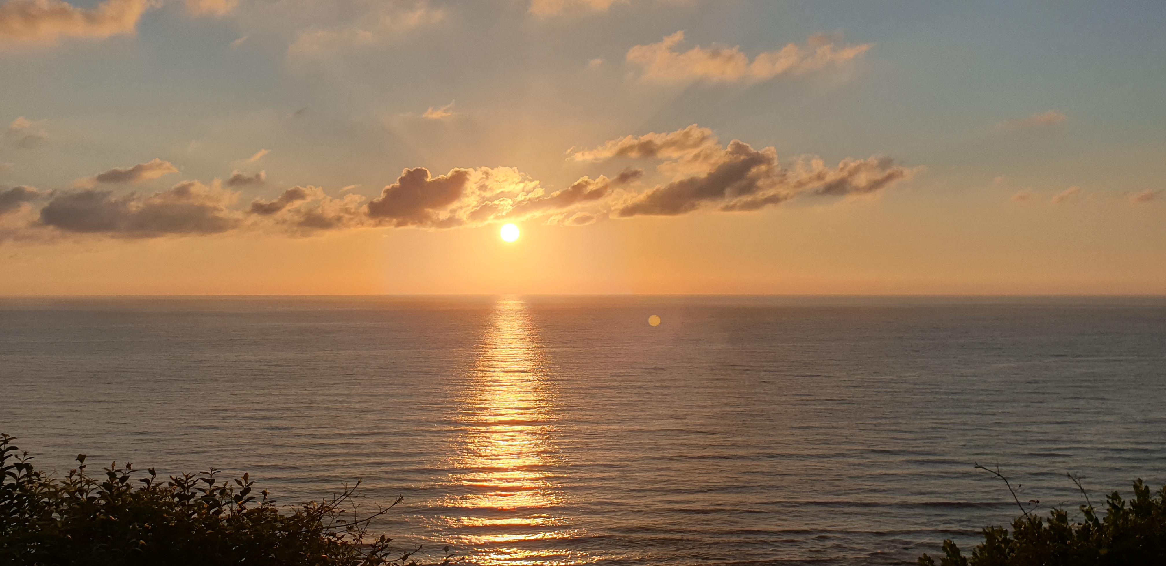 Endroit idéal pour le coucher de soleil