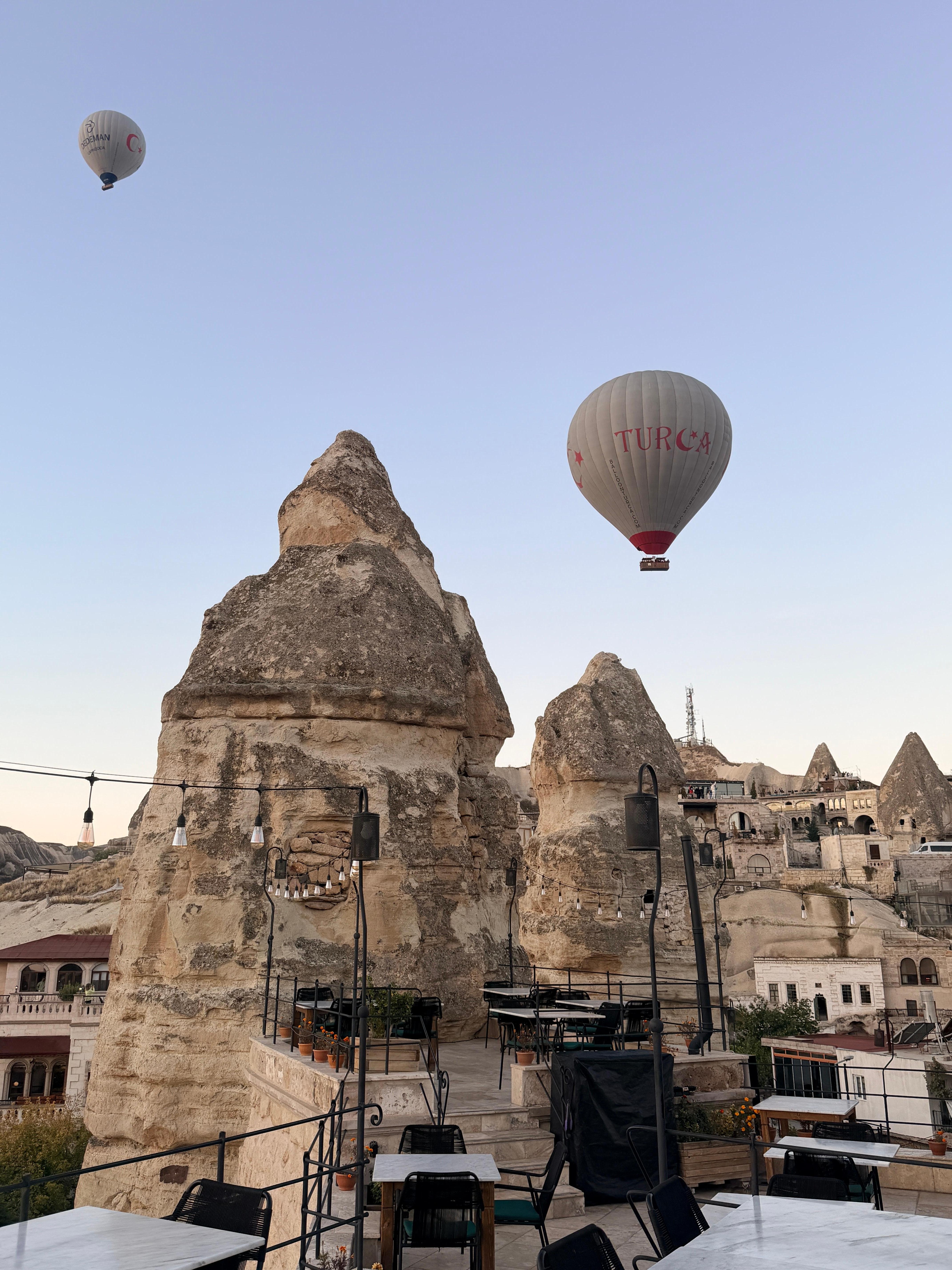 More views from the Peruna Cave Hotel rooftop. 