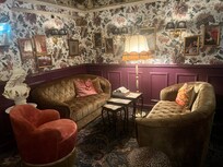 Cosy nook where you can get free tea and coffee all day