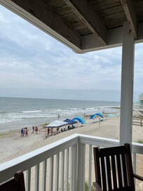 View from the balcony