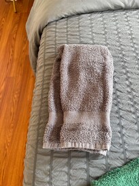 I hand towel provided