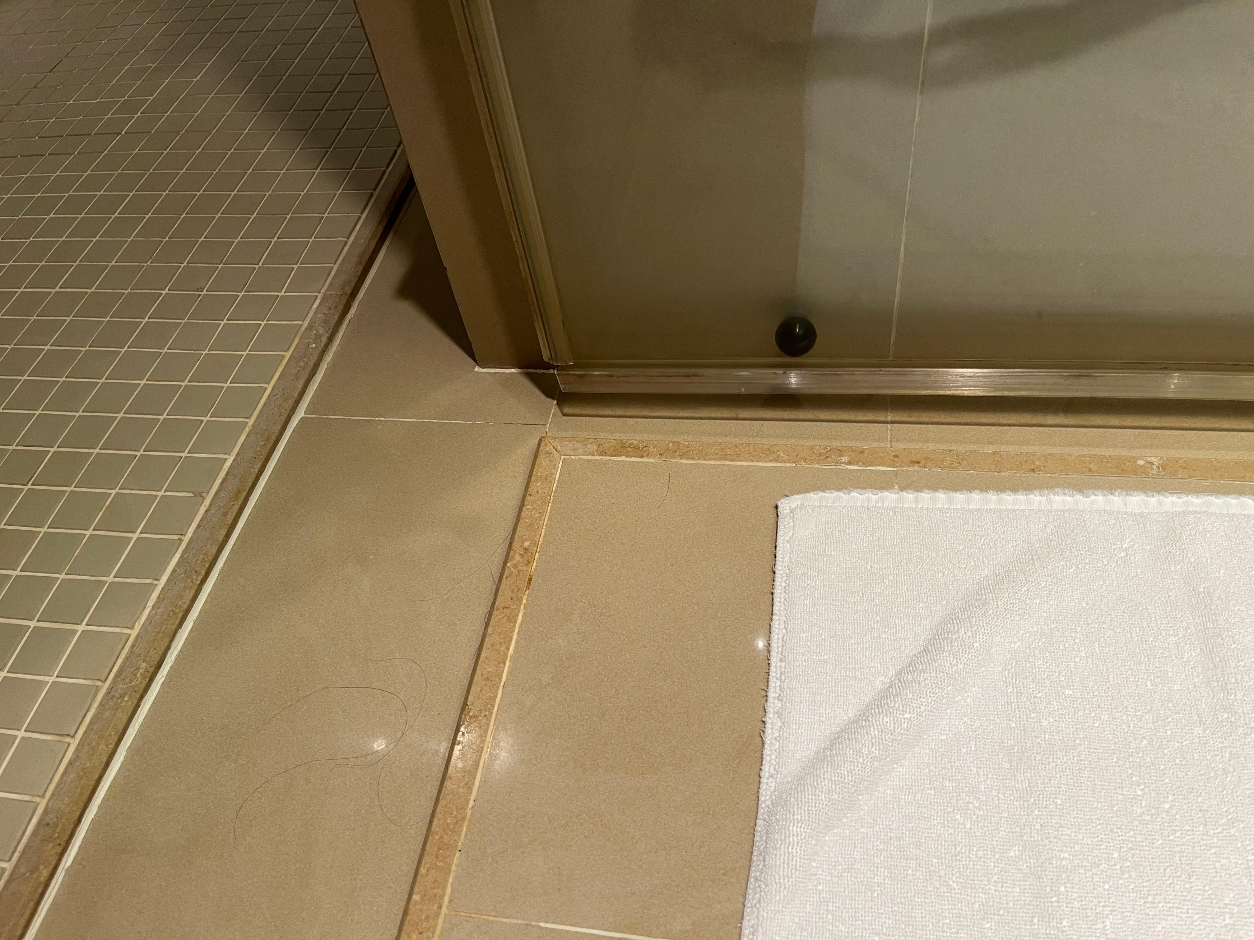 シャワー室から続く溝
出来れば、改善してほしい