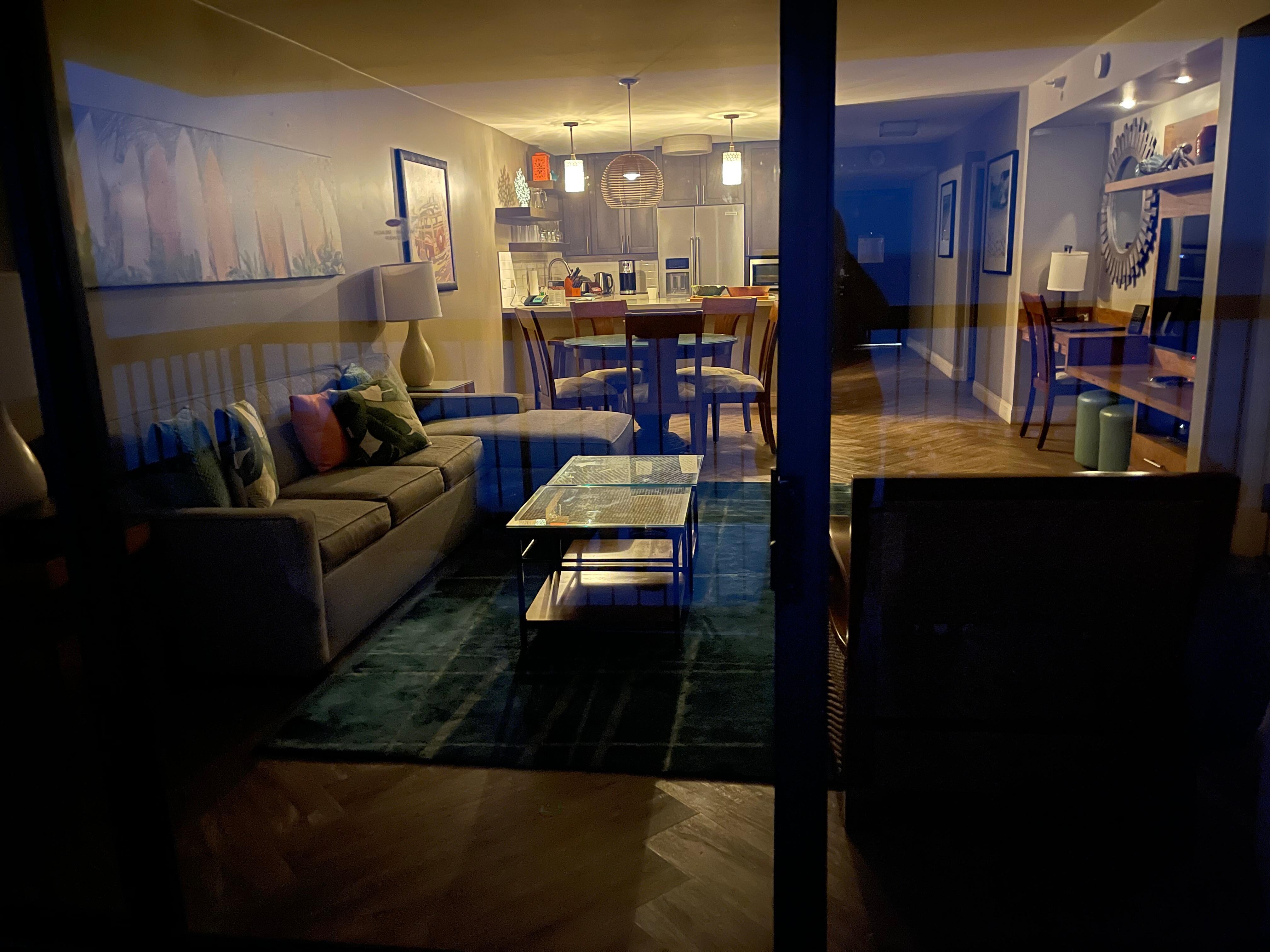 Night view of room
