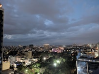 The view from the lounge