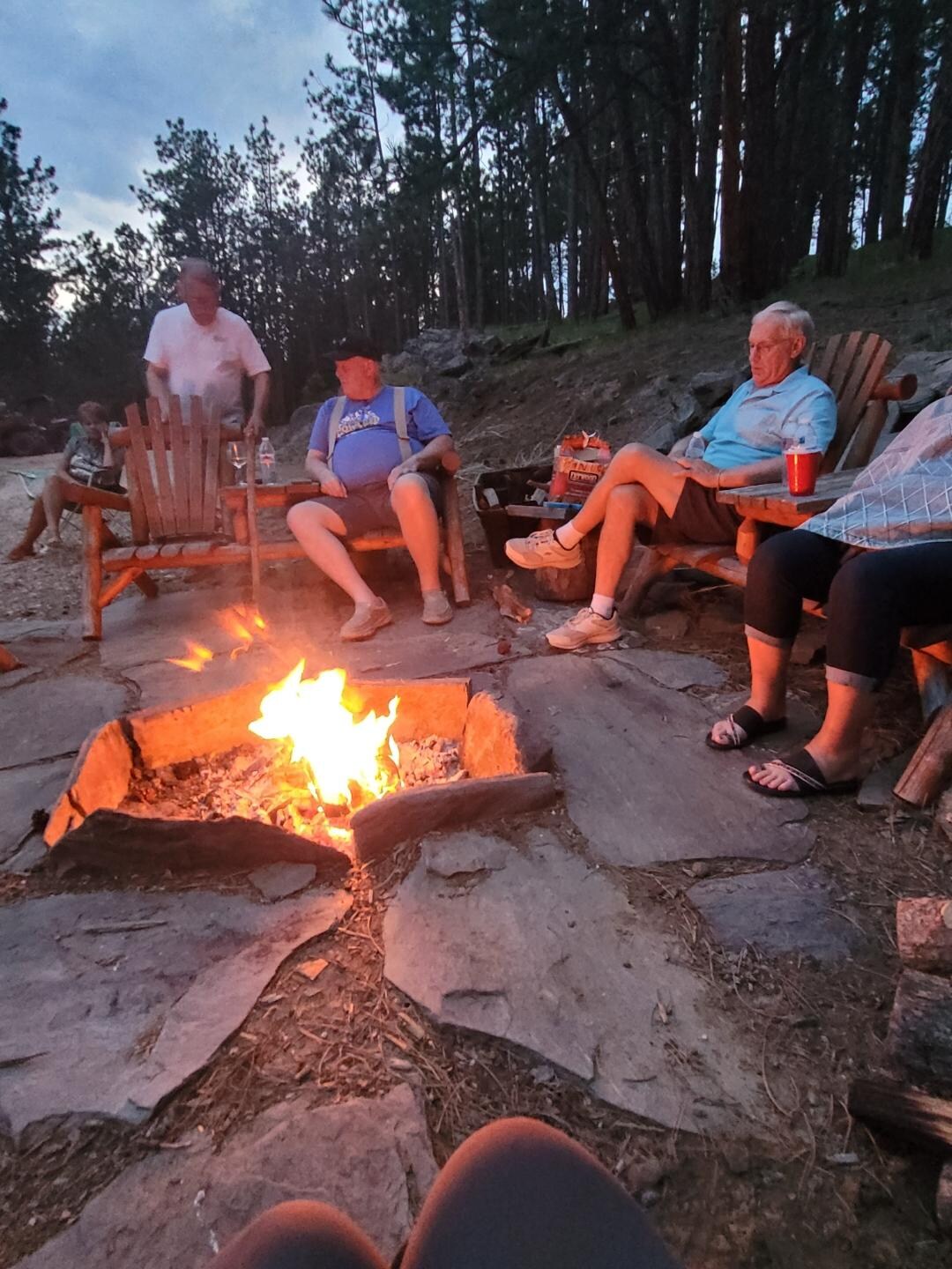 Nice fire pit.