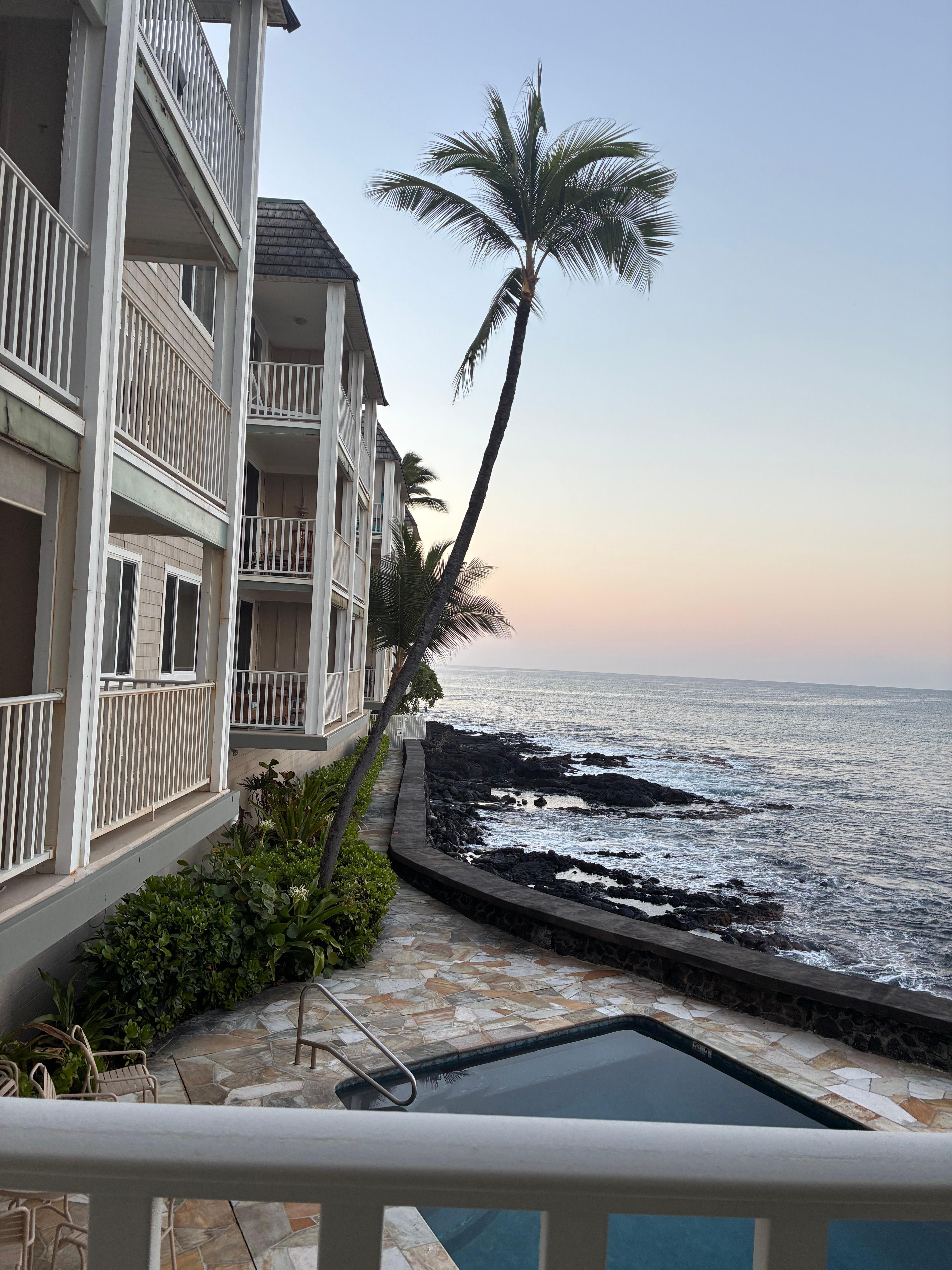 Morning view from the lanai