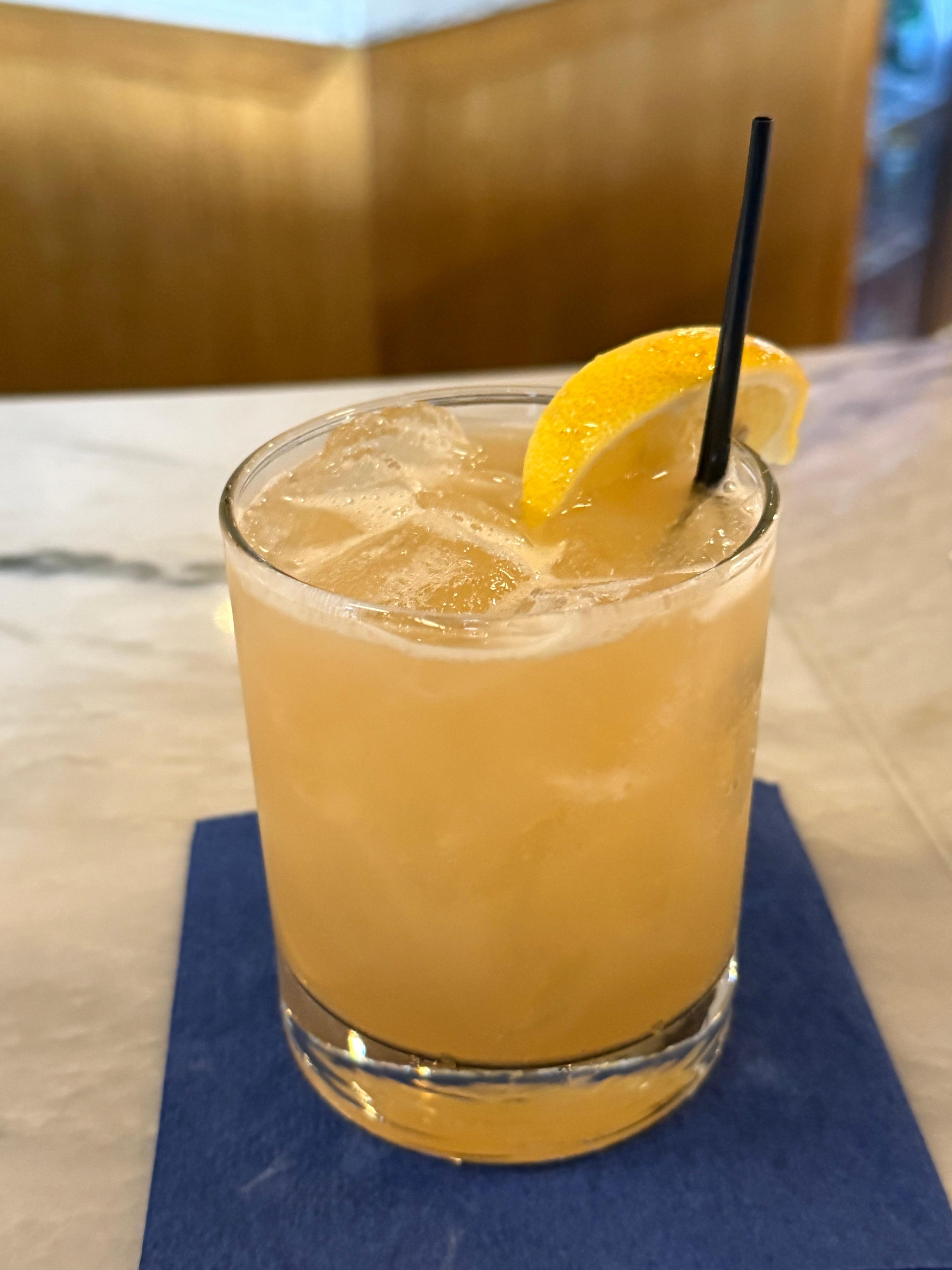 Bartender was quick and witty