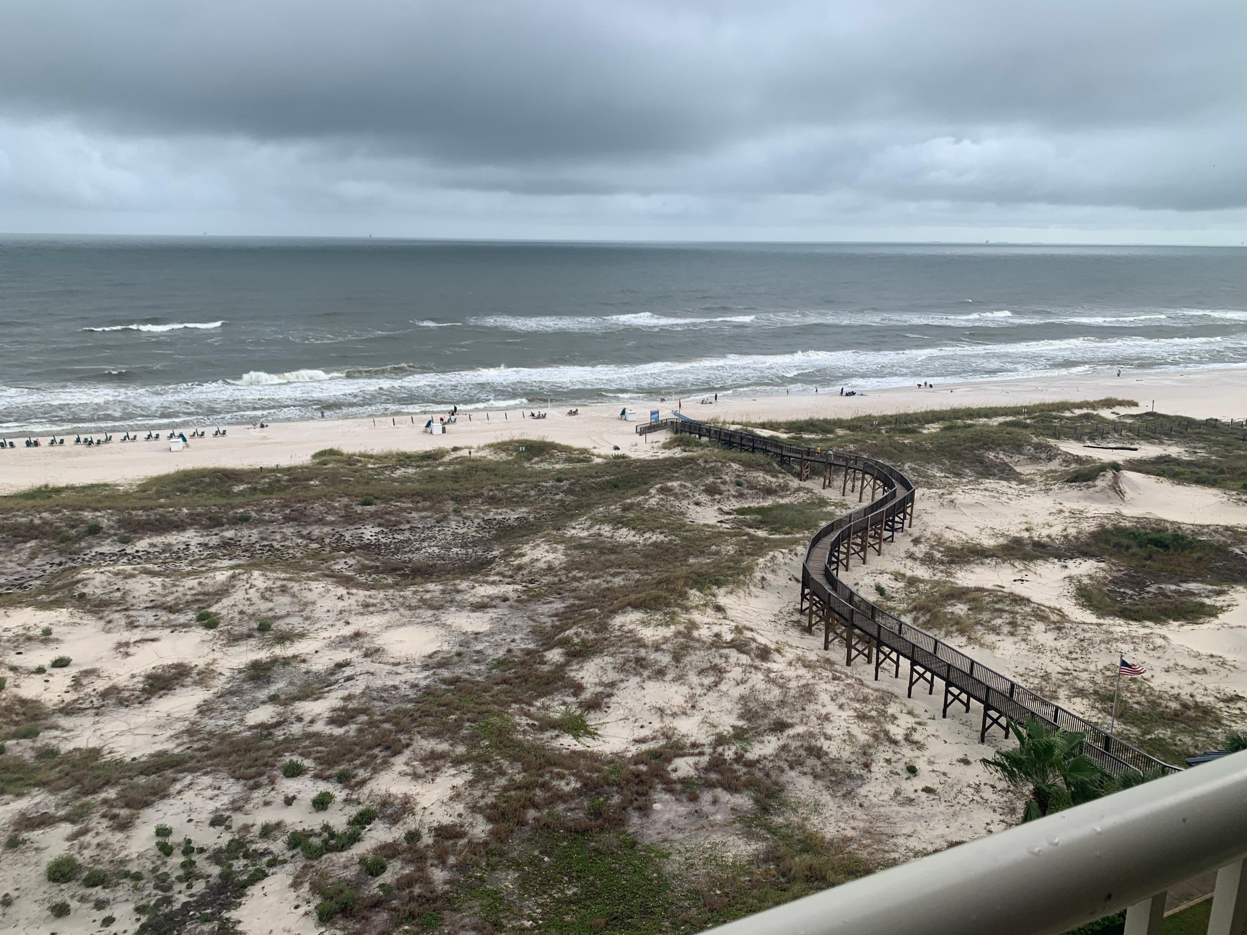 View from the balcony