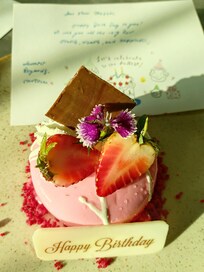 夫婦1日違いの誕生日、感謝!