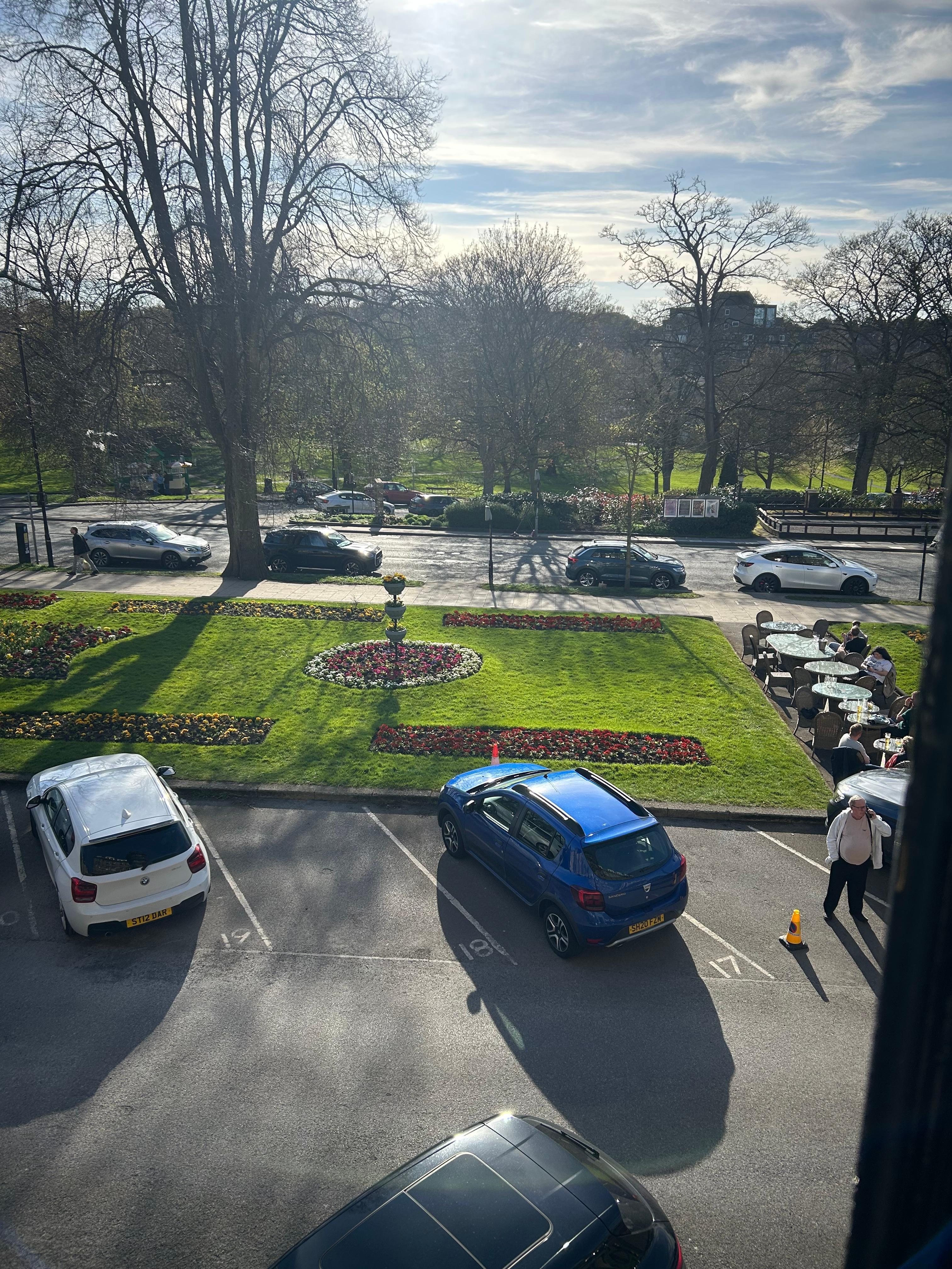 Park area from room balcony 