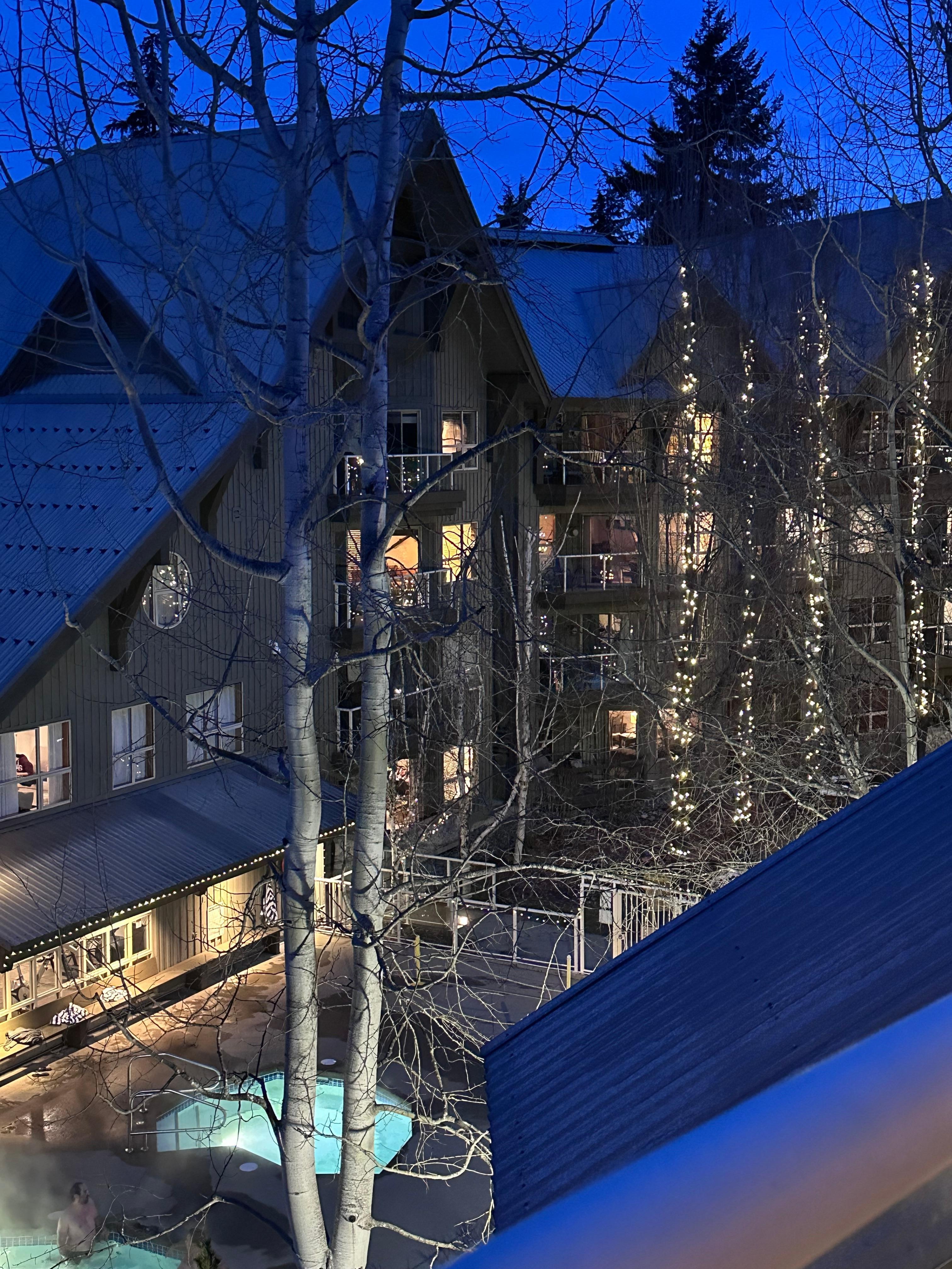 View from the bedroom window