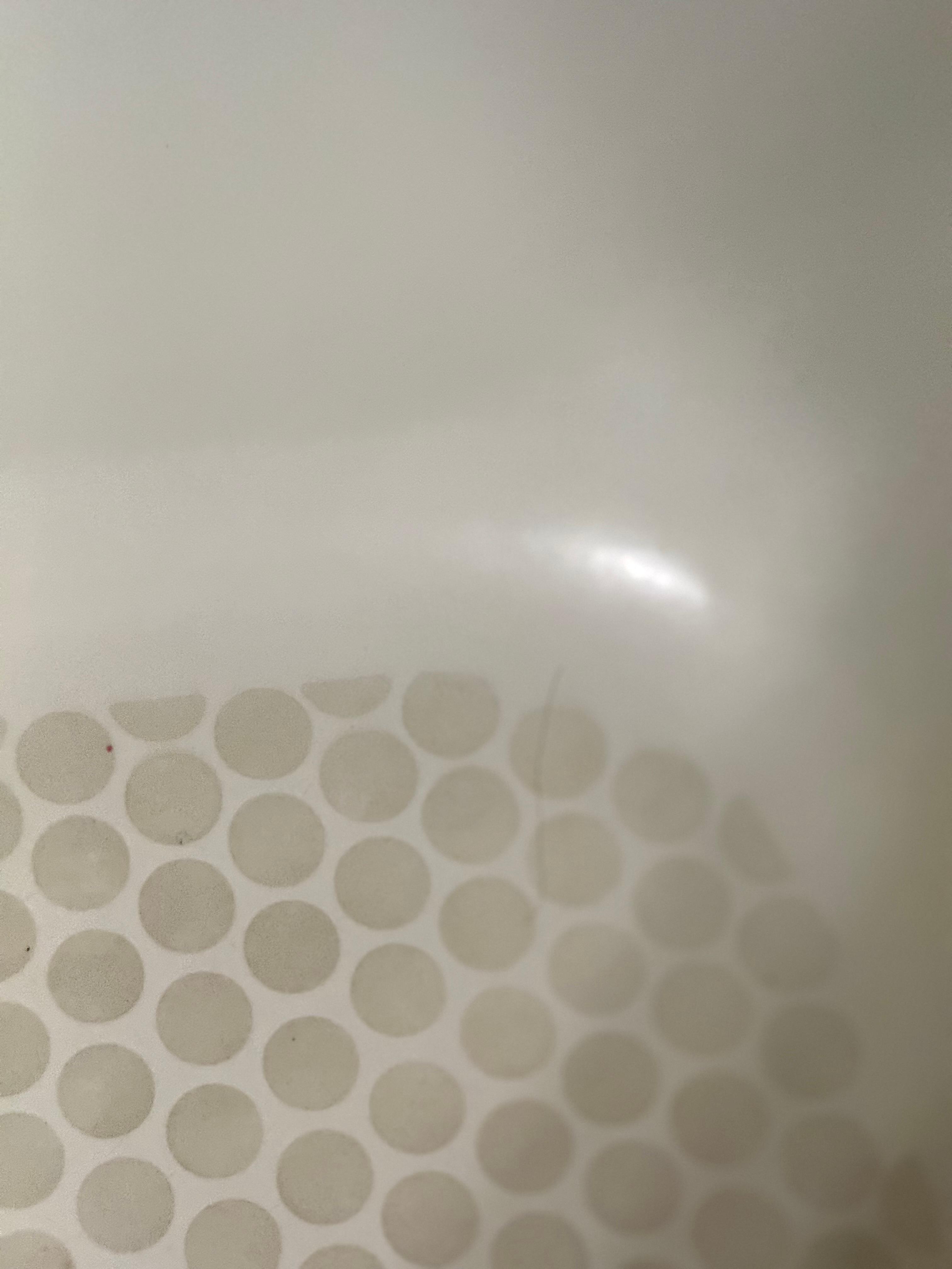 Tub dirty with hair