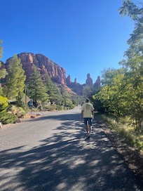 Our walk to the Chapel.