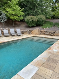 Inviting pool for hot days!