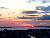 Sunset from the back balcony