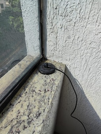 Antena interna de TV quebrada