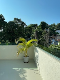 Varanda do hotel