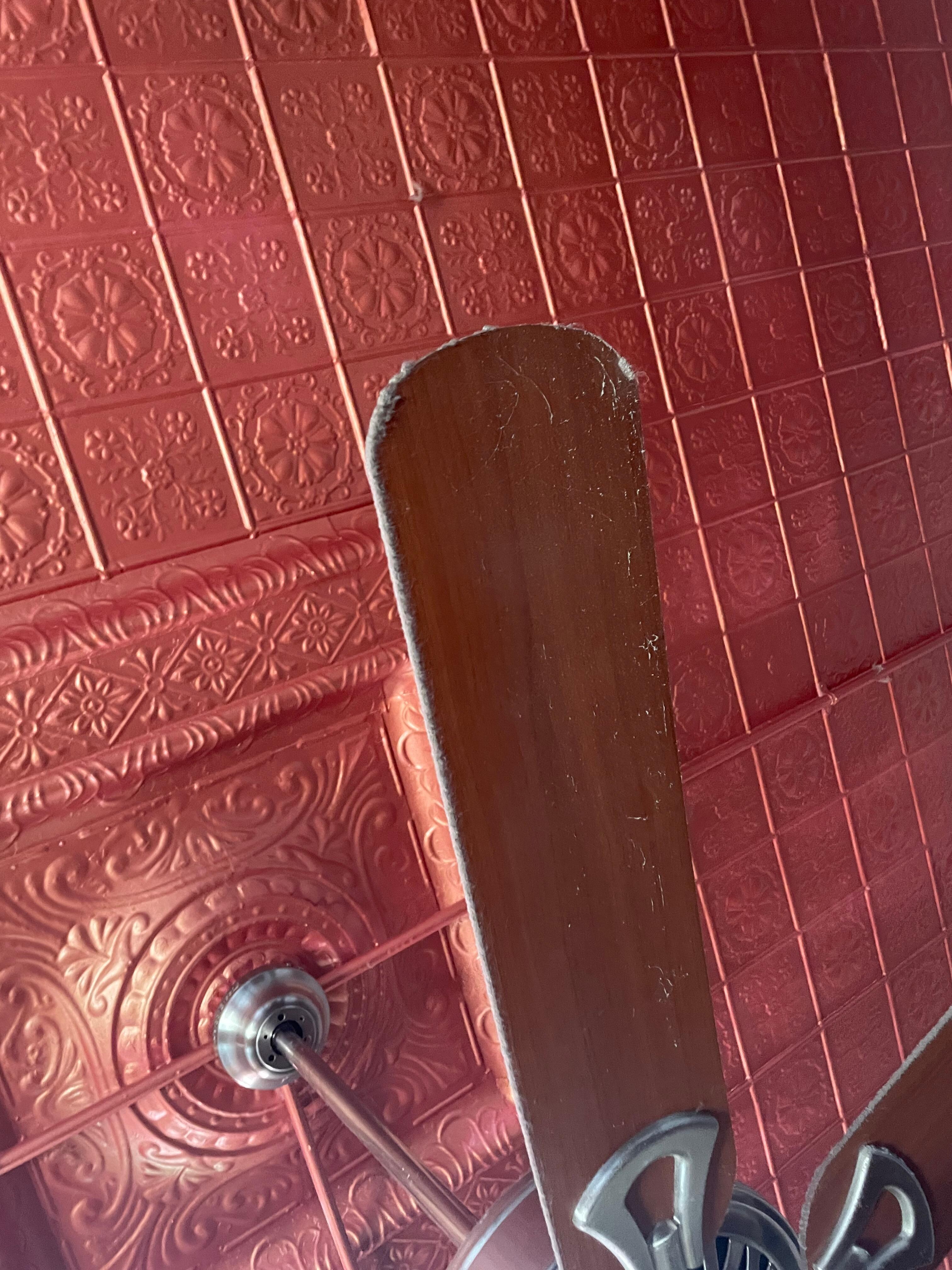 Very dusty ceiling fan
