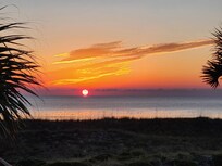 Beautiful sunrise from our balcony