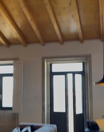 French doors to balcony.