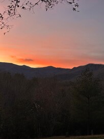 Mountain View for the sunset from the deck.