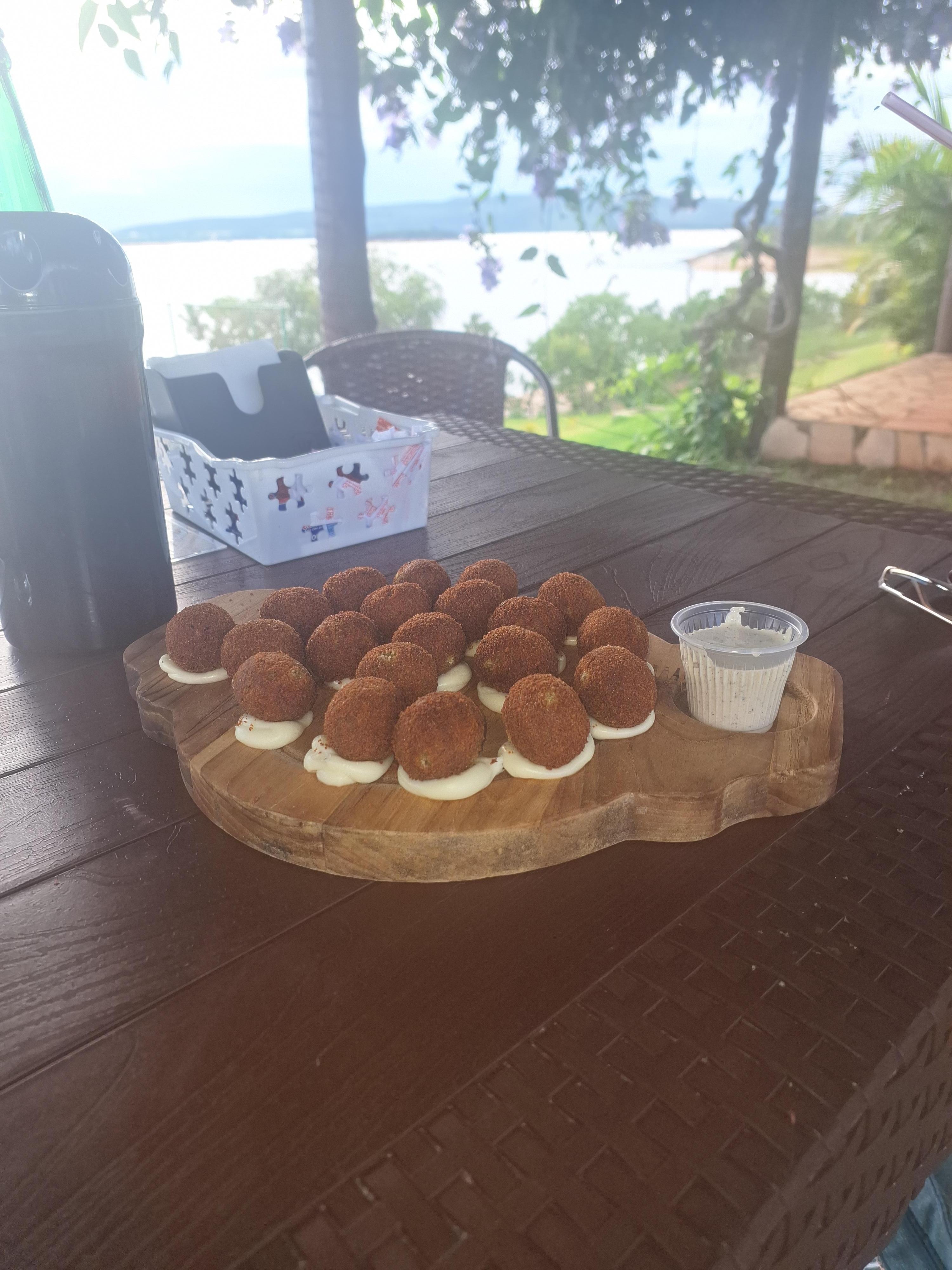 Esse bolinho de abóbora com carne seca é divino