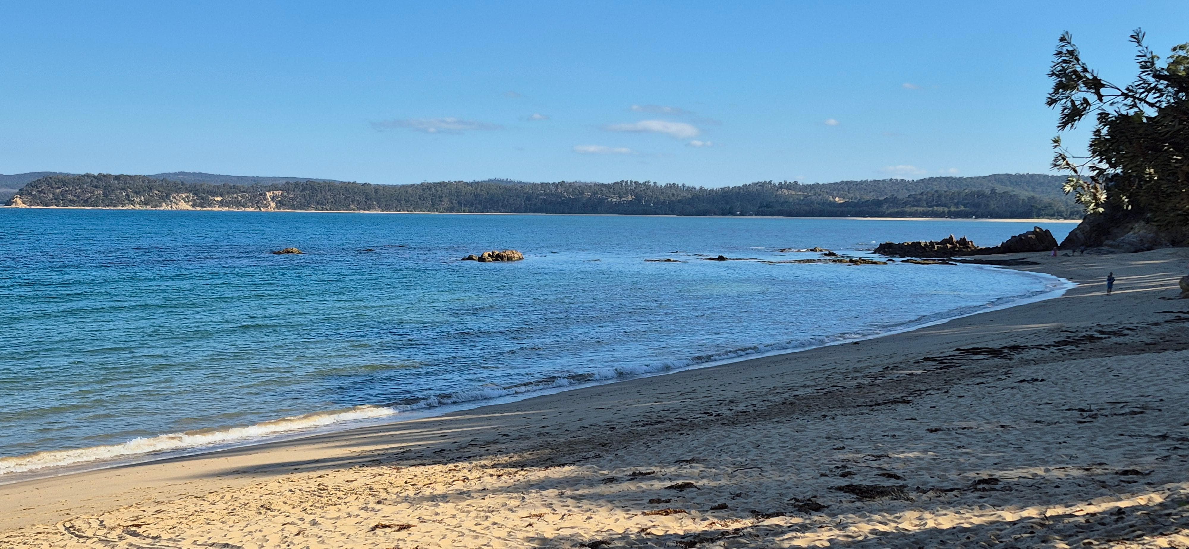 Nice beach front view.