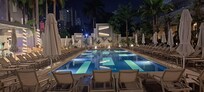 Pool side- fabulous view, bar and restaurant. Live music during the week.