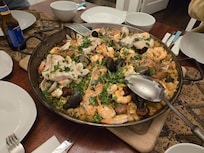 Dinner table at the lemon haven.