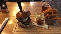 Blue cheese burger