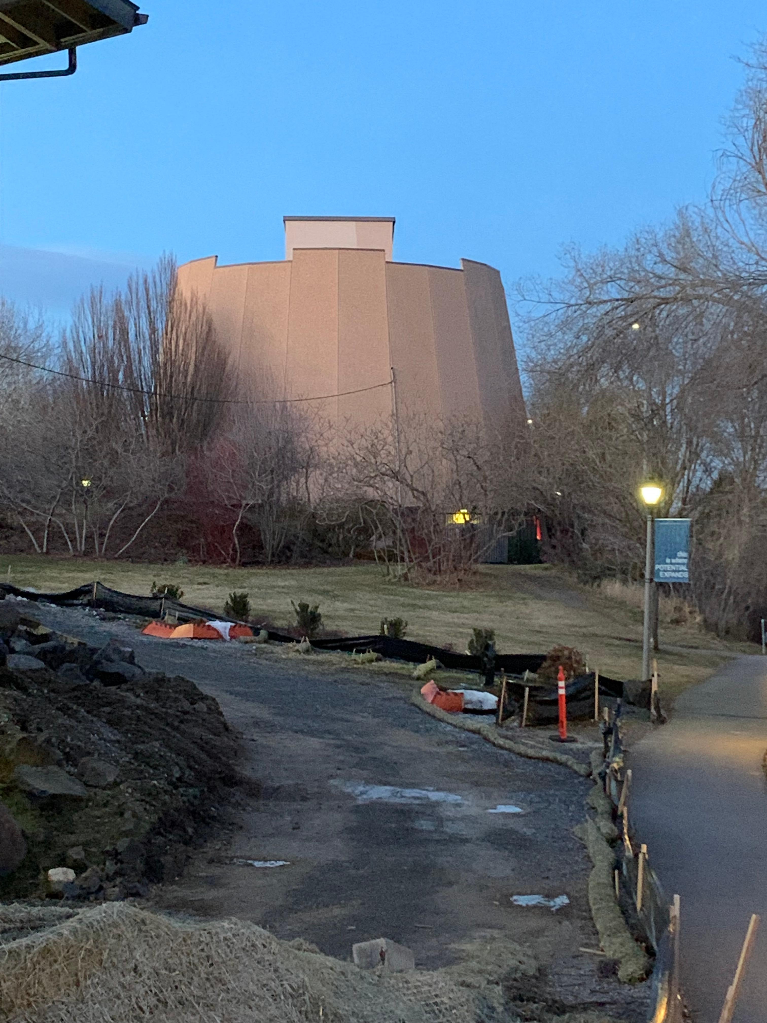 Views from the riverfront walking trail 