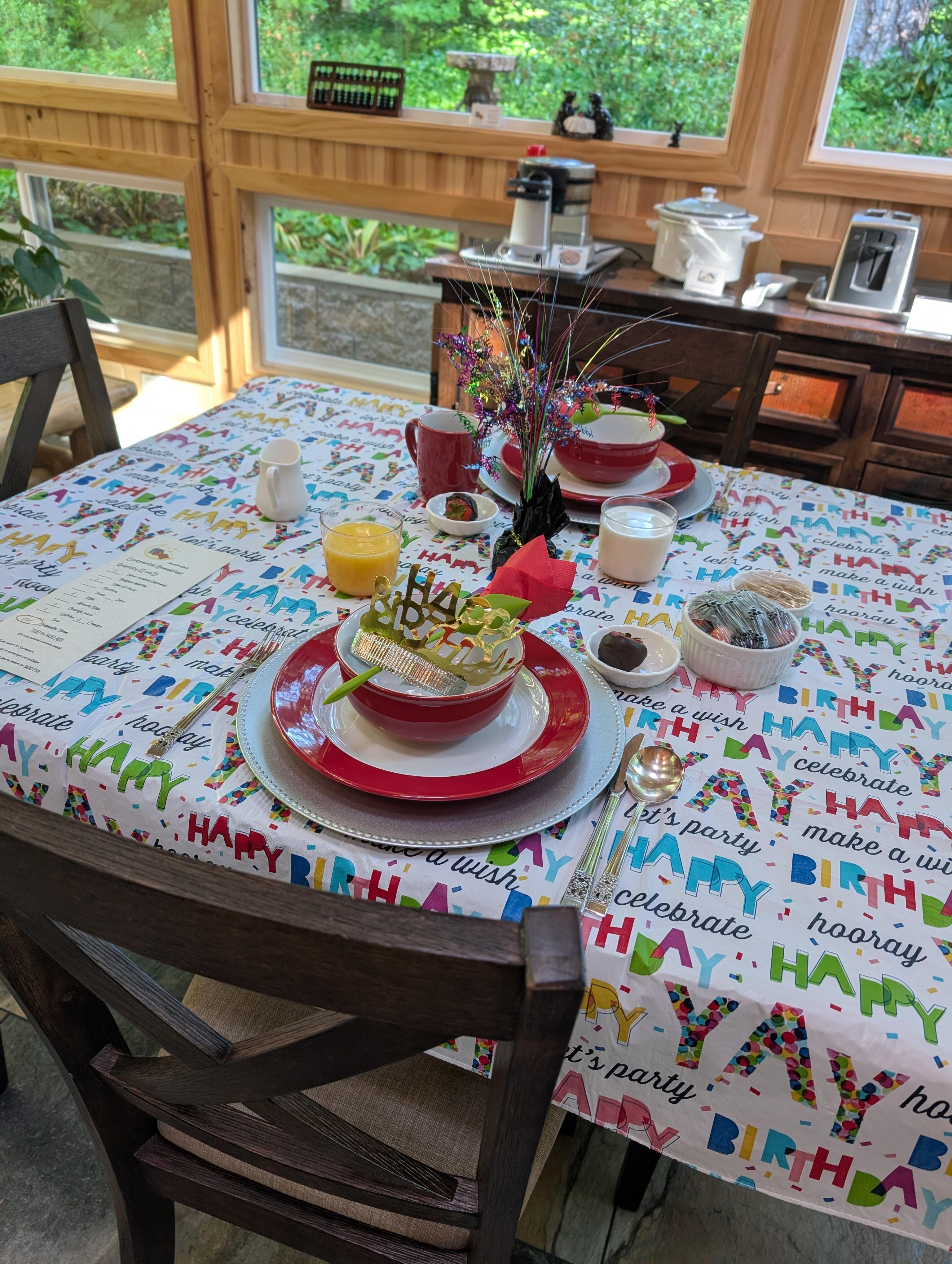 Wonderful breakfast surprise.