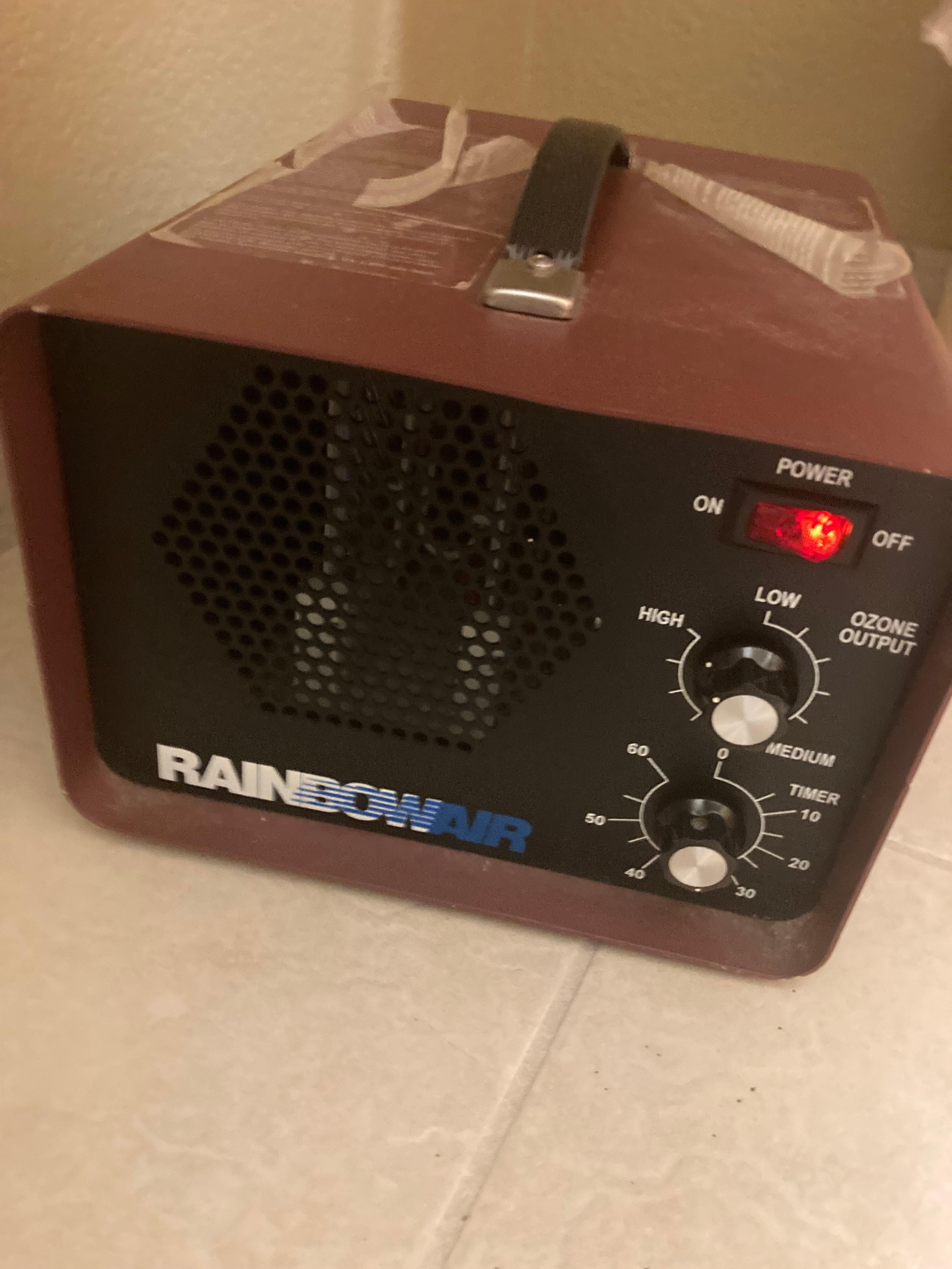 Air cleaner to draw out smoke.