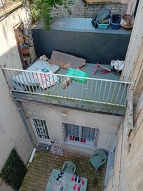 Terrasse au-dessus de la cuisine