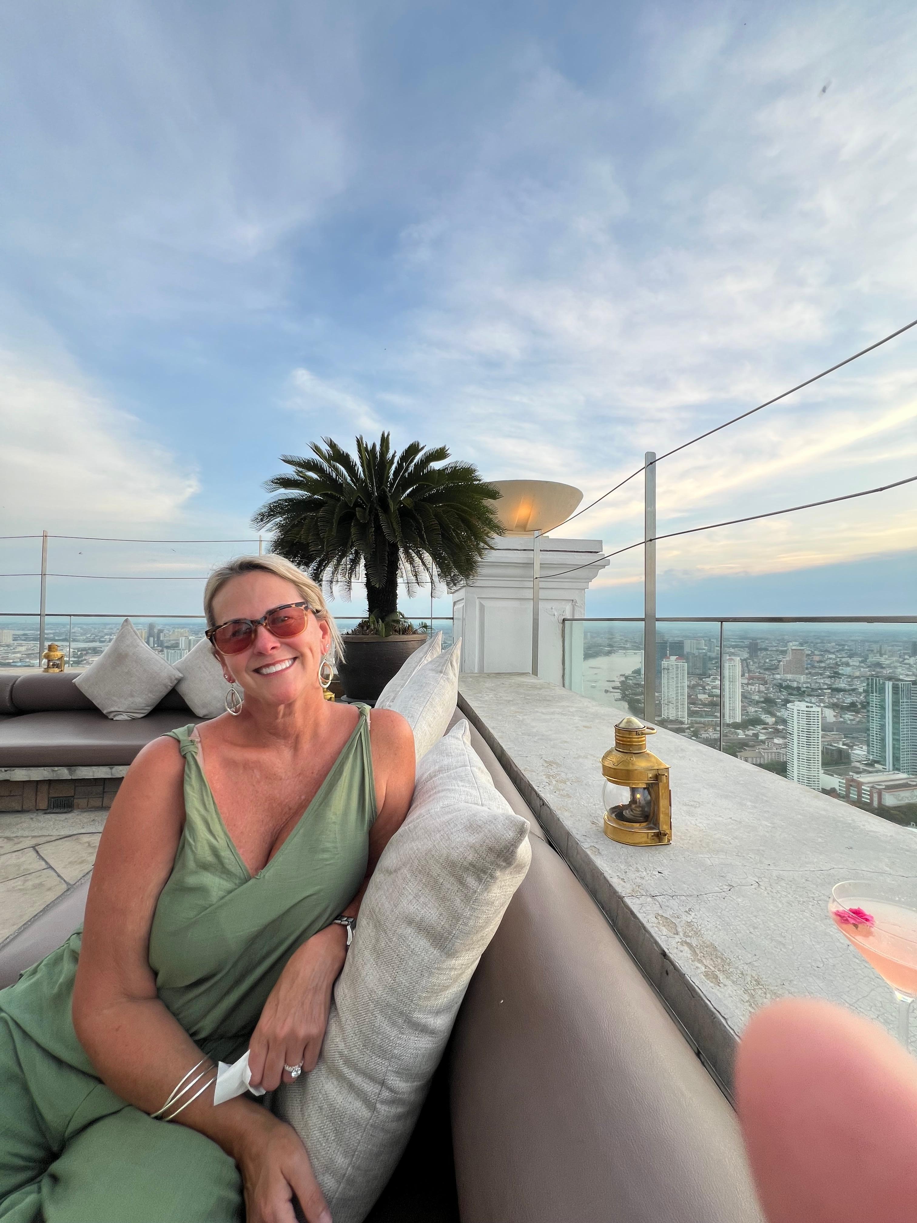 Drinks on the rooftop!