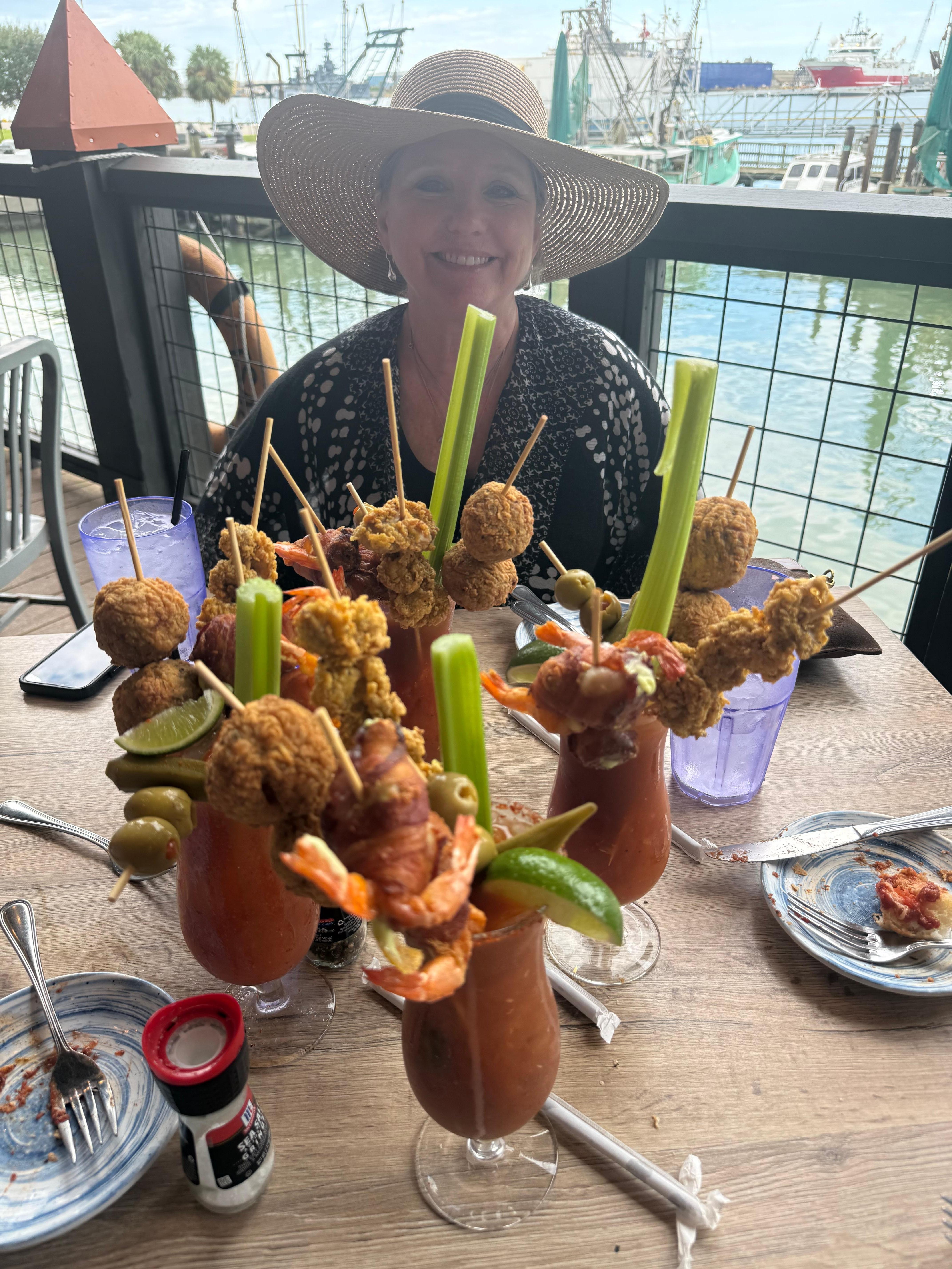 Galveston Katy Seafood, Bloody Buddies.  Highly recommend 