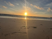 Sunrise on beach