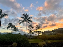 Sunrise from the back lanai.
