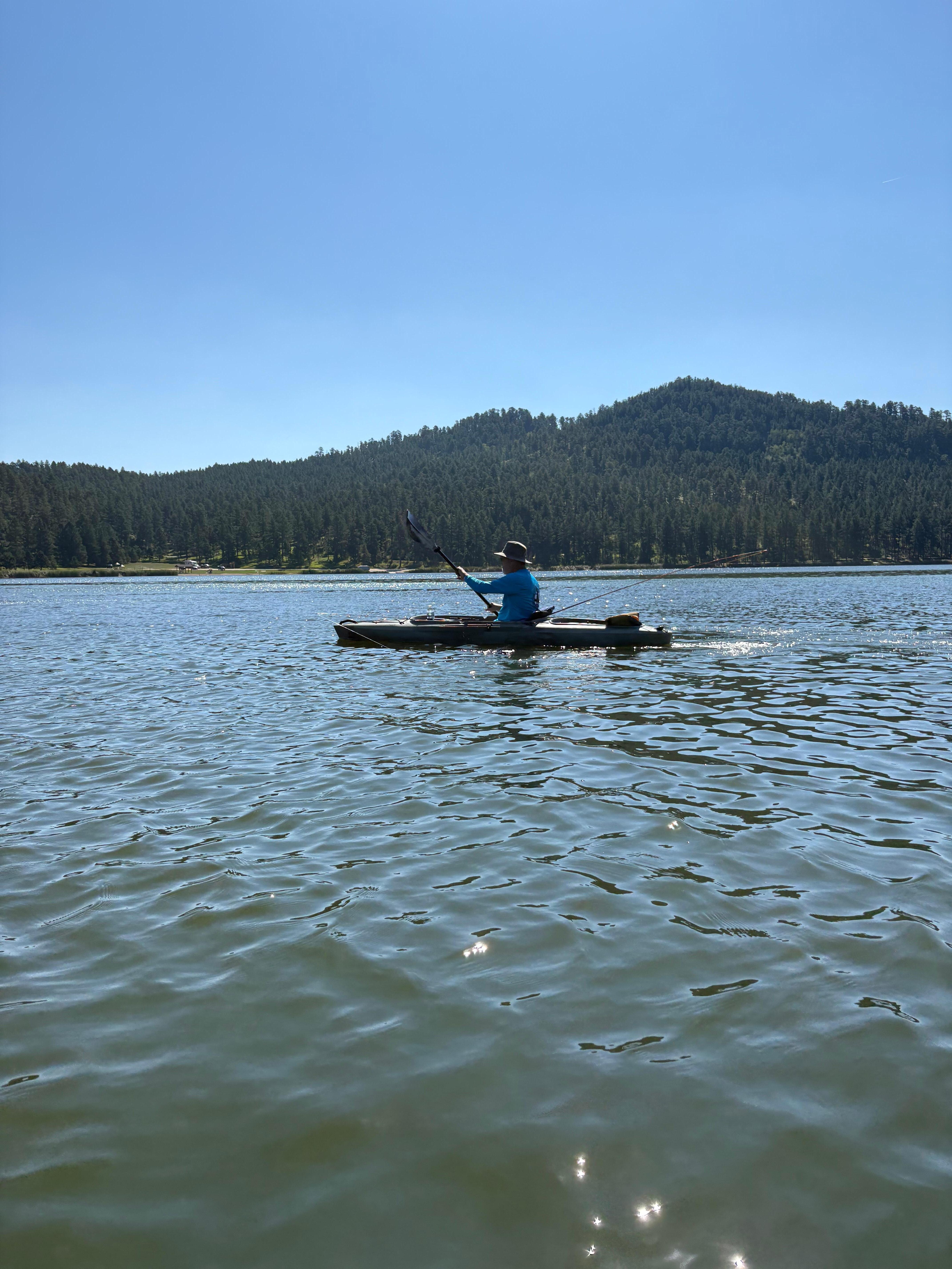 Kyack on the lakes just down the road 