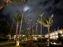 Moonlight stroll on property.